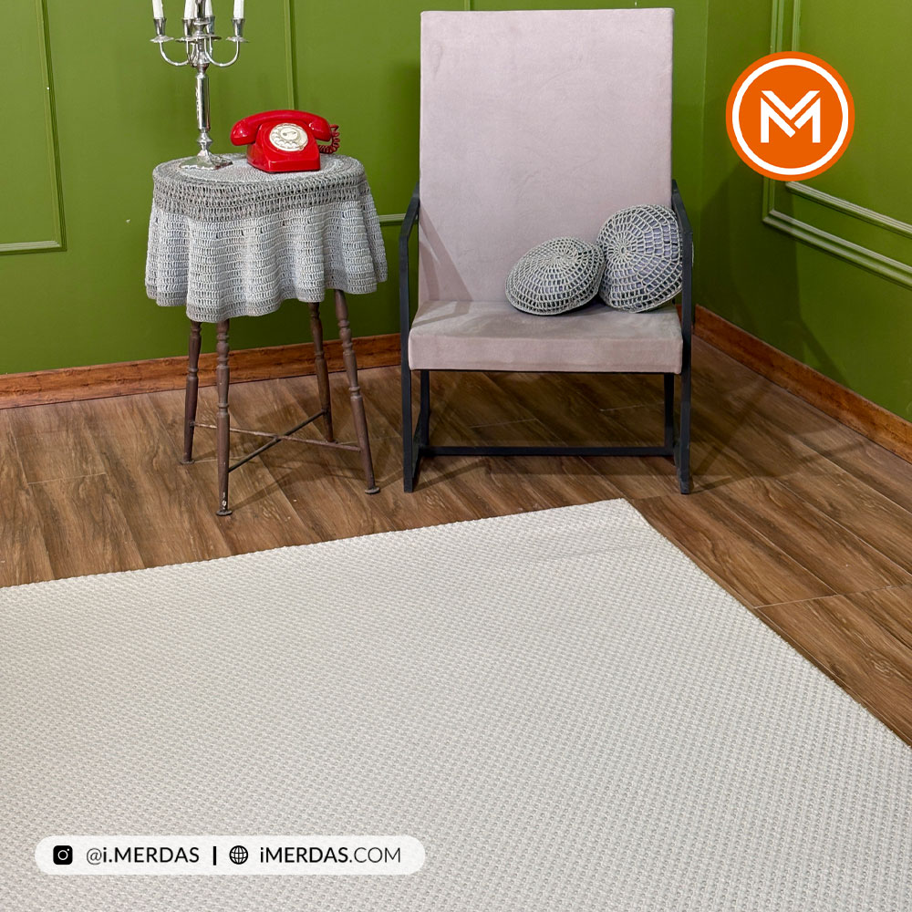 فرش پینترستی کد 1122 زمینه کرم